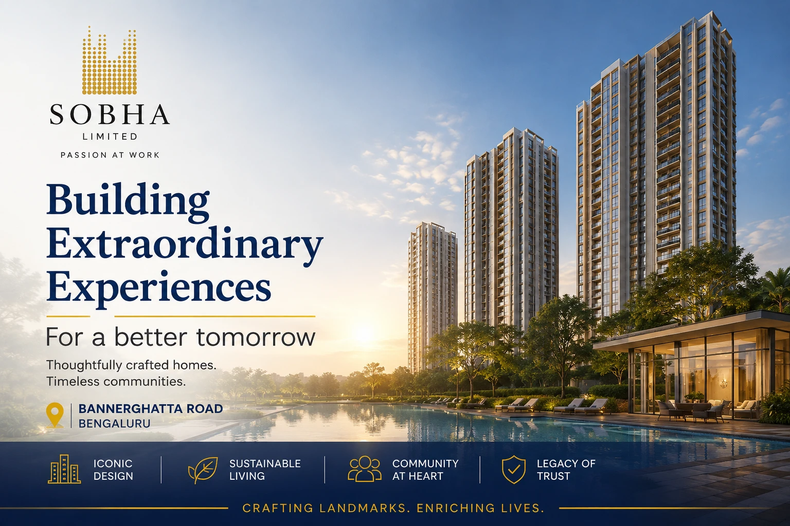 Sobha Limited official logo for Bannerghatta Road residential projects